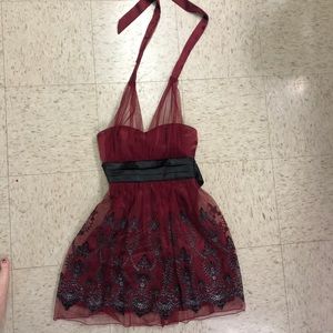 Maroon Dress